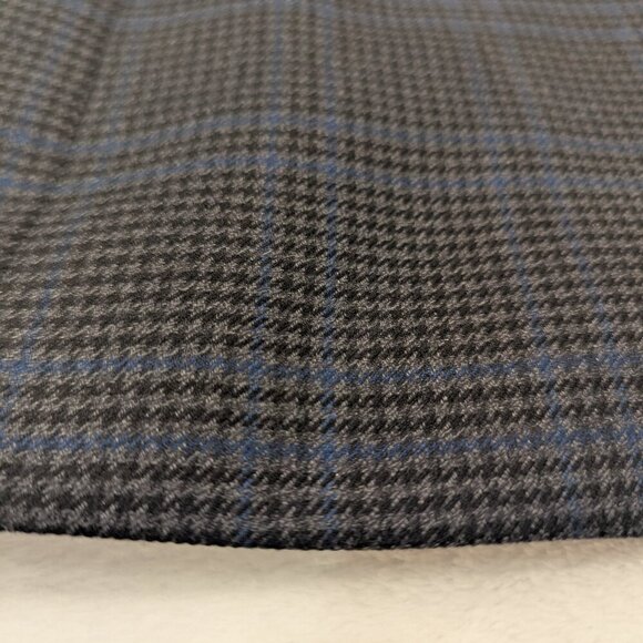 ARNOLD BRANT Blk Gray Blazer Blue Stripe 42L-T Bamboo Very Soft Academia Preppy - Picture 3 of 11